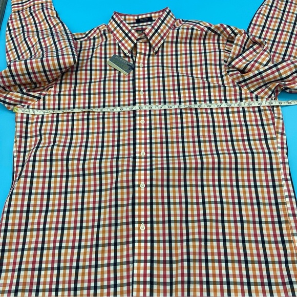 PGA Men’s Multicolor Plaid Button Down Cotton Shirt Size XL - Picture 10 of 12